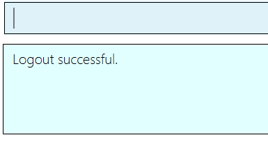 logoutoutput